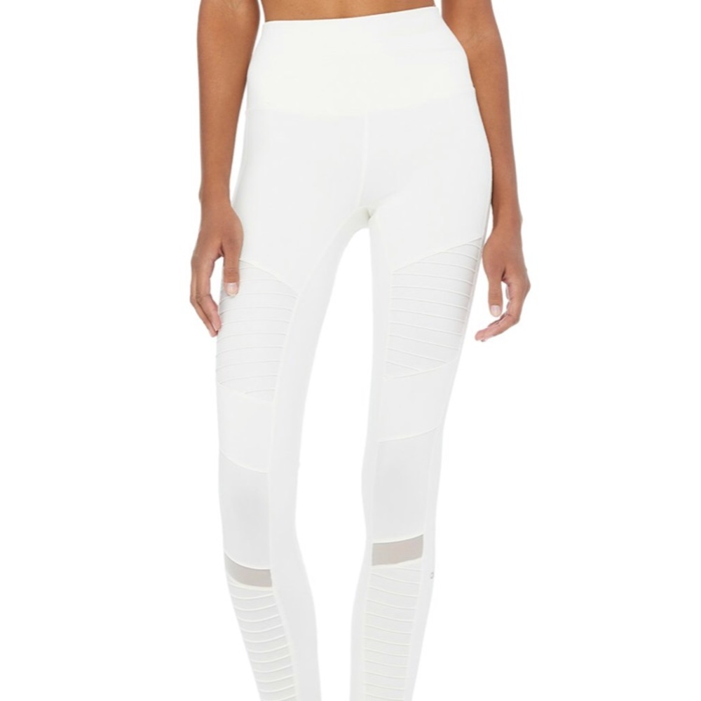 NWT Off-white Alo High waist Moto Legging